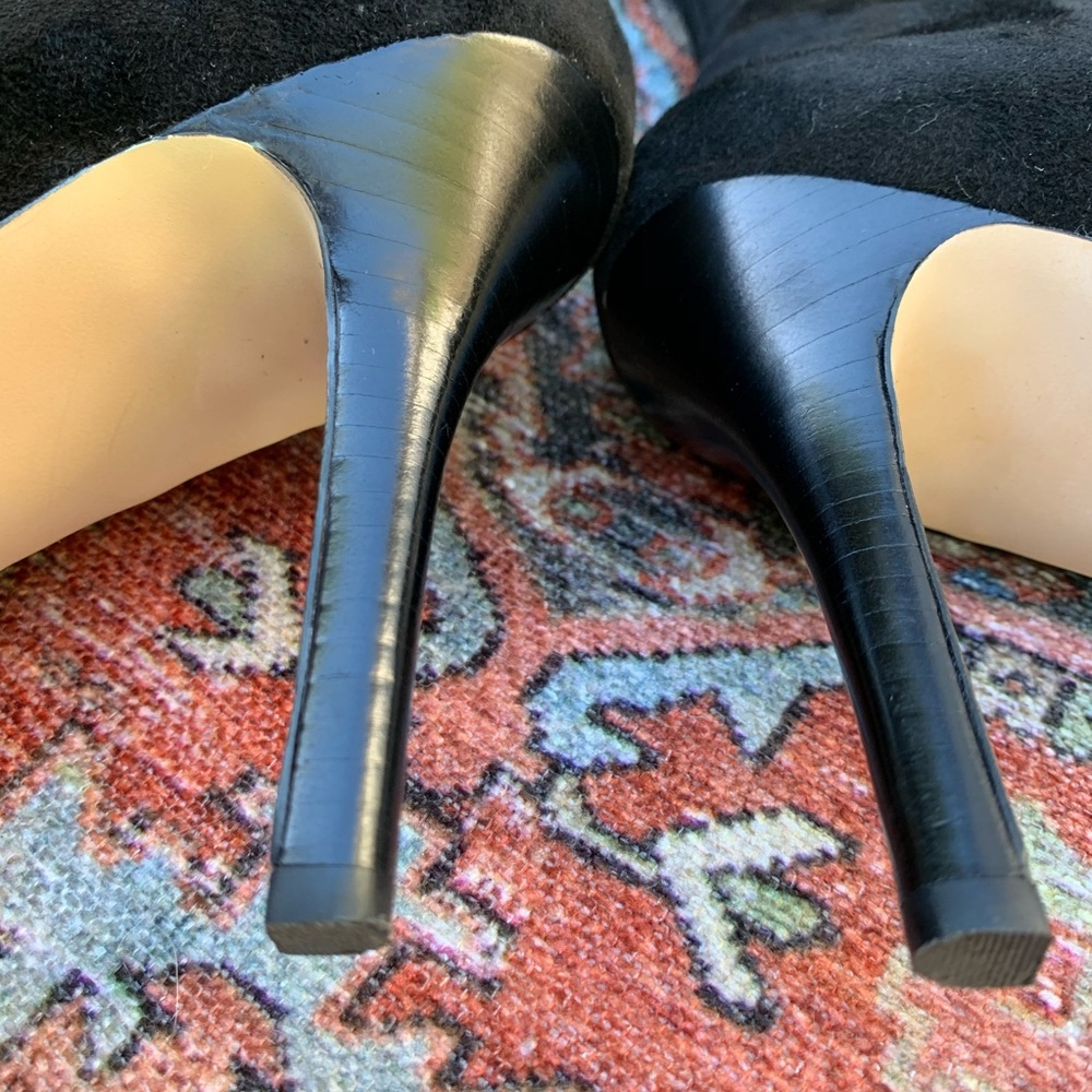 Via Spiga Josie Black Suede Boot - Picture 10 of 14